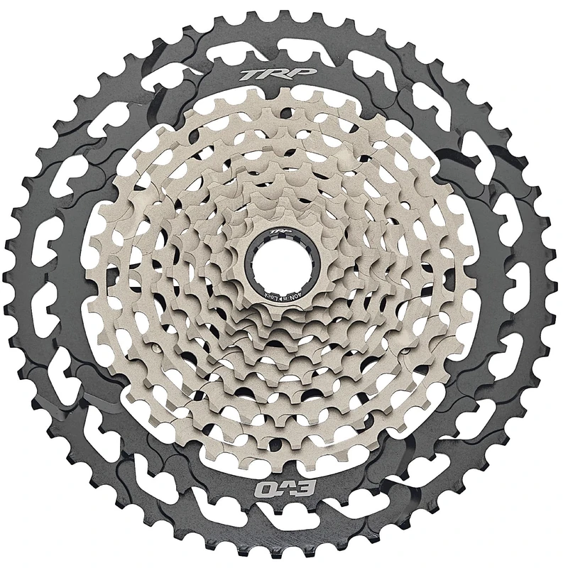 TRP Evo 12-Speed Cassette - 10-52t Silver/Black - Image 1