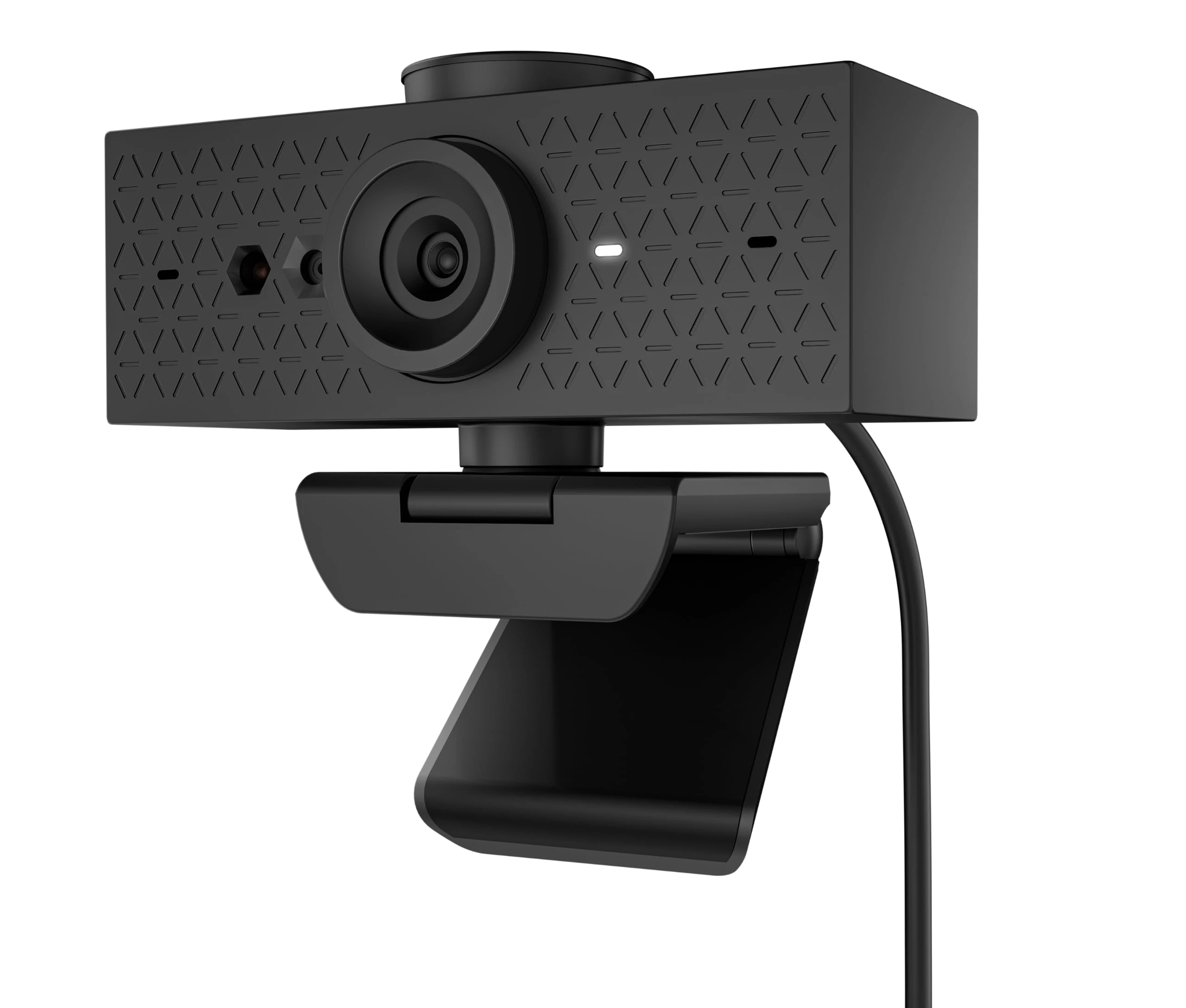HP PC 620 Webcam FHD 1080p | Automatic Focus | Digital Zoom | 360° Rotation | Adjustable Field of View | Automatic Color and Background Correction | Zoom Compatible | Privacy Cover | Black