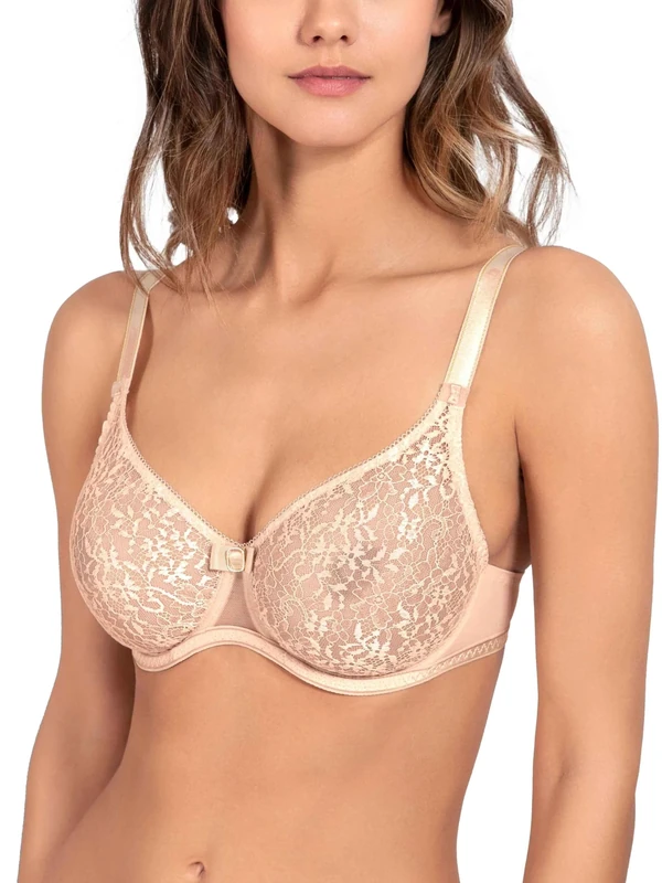 Empreinte Allure Underwired Seamless Bra (34D, Amande)