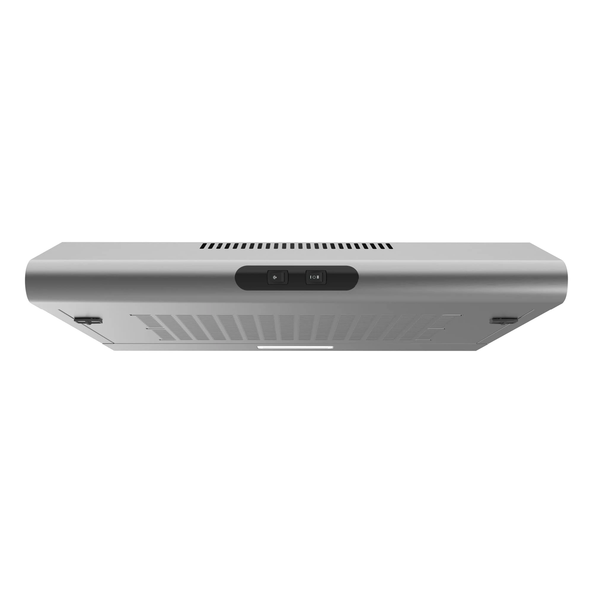 Statesman VH60SS Visor Cooker Hood, 2 Speed Settings, LED Light, Push Button Control, 1.5W LED Light, Metal and Aluminium Grease Filters, Stainless Steel