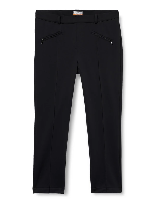 Raphaela by Brax Women's Lillyth Chic Cosy Sensation Jersey Slacks, Black, 40W x 30L