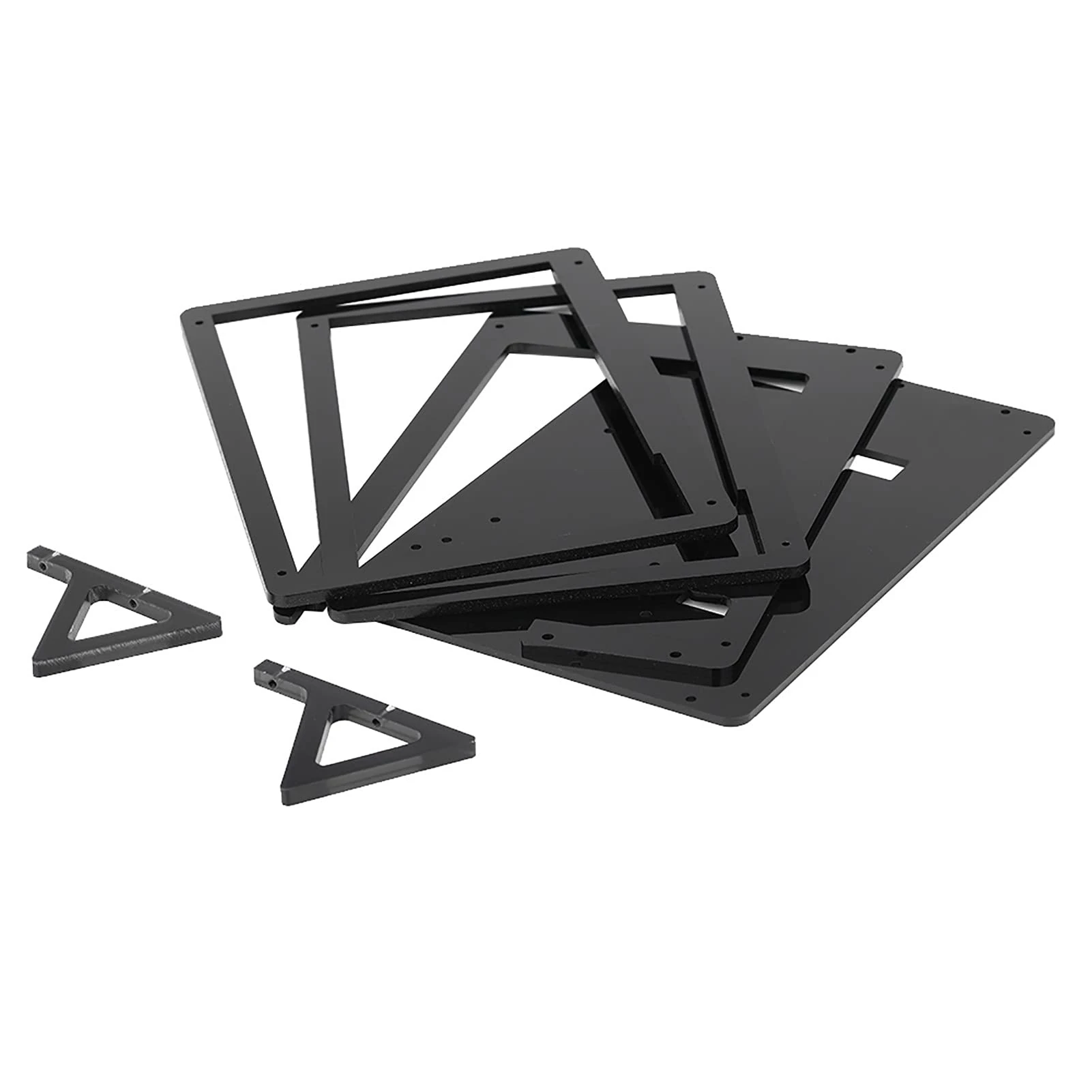 PUSOKEI for RaspberryPi Screen, 7in 1024 * 600 Display IPS Touch Screen with Bracket Shell for (Plastic stand housing)