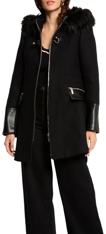 Morgan Women's Coat, Black, UK 12 - Image 1