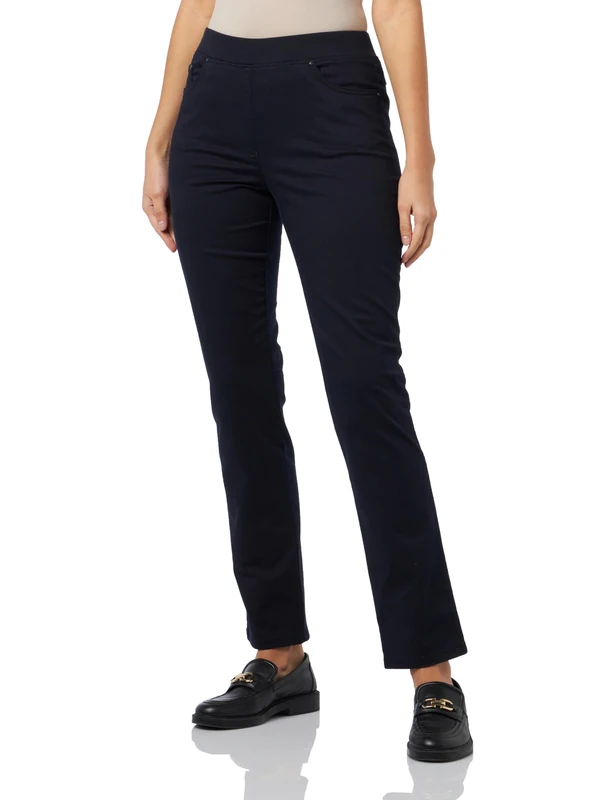 Raphaela by Brax Women's Pamina Thermolite Cotton Slacks, Navy, 31W x 32L