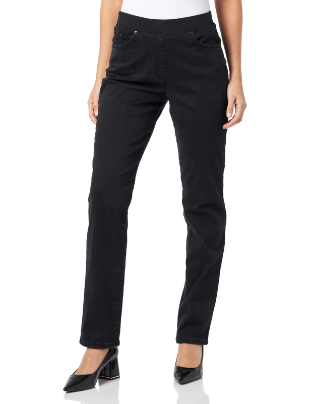 Raphaela by Brax Women's Pamina Th Super Dynamic Jeans Slacks, Black, 29W x 32L