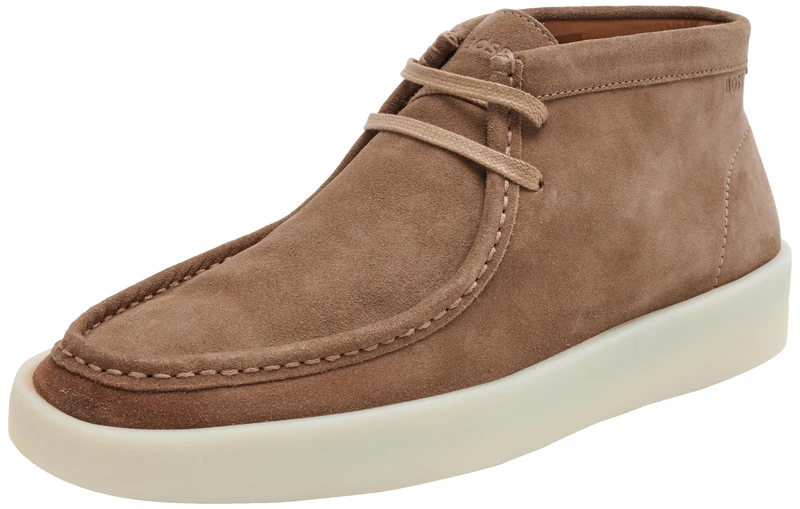 BOSS Men's Clay_desb_sdwm Desert Boot, Medium Beige, 10 UK
