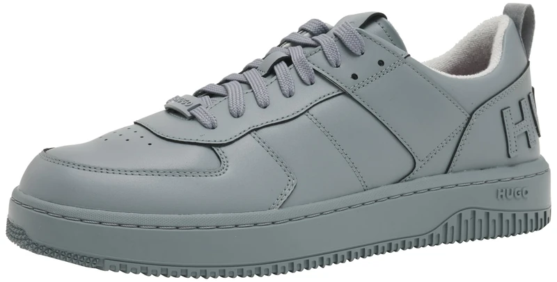 HUGO Men's Kilian_Tenn_fl_n Tennis, Medium Grey, 9.5 UK