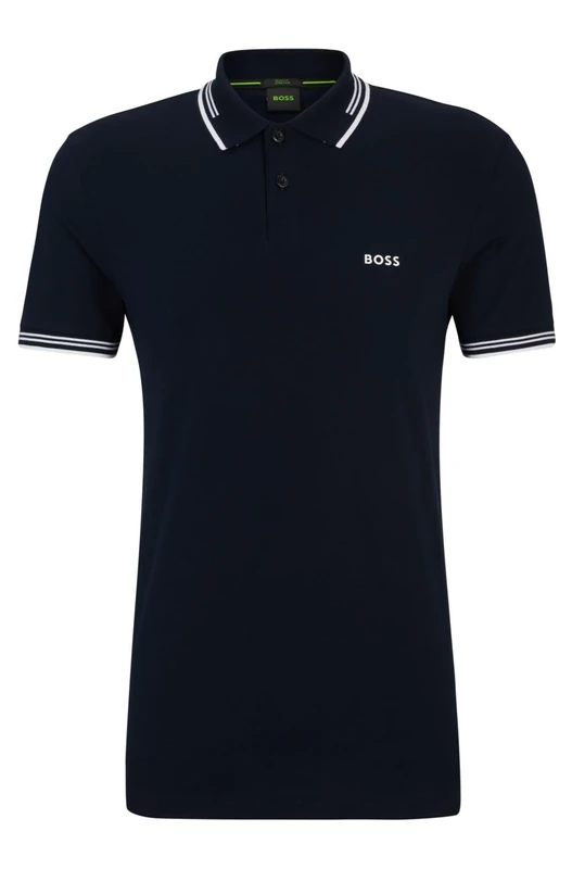 BOSS Paul Men's Polo Shirt, Dark Blue402, L