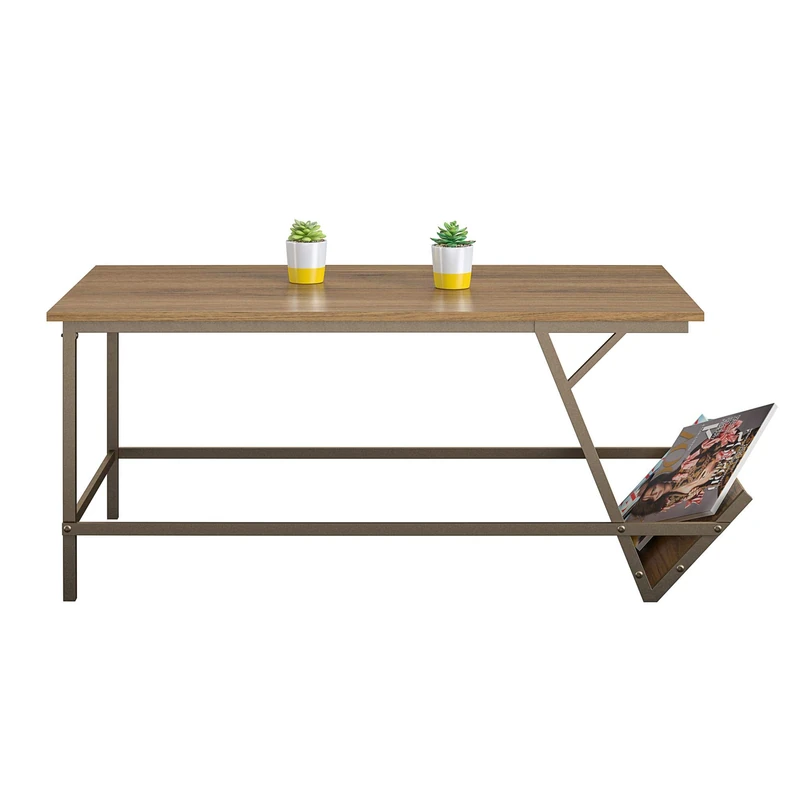 Novogratz Regal Coffee Table Walnut Look