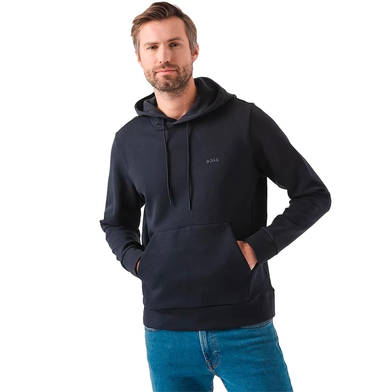 BOSS Men's Soody Sweatshirt, Dark Blue402,