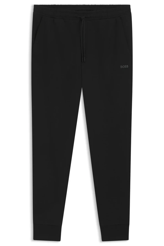 BOSS Mens Curved Joggers Black S