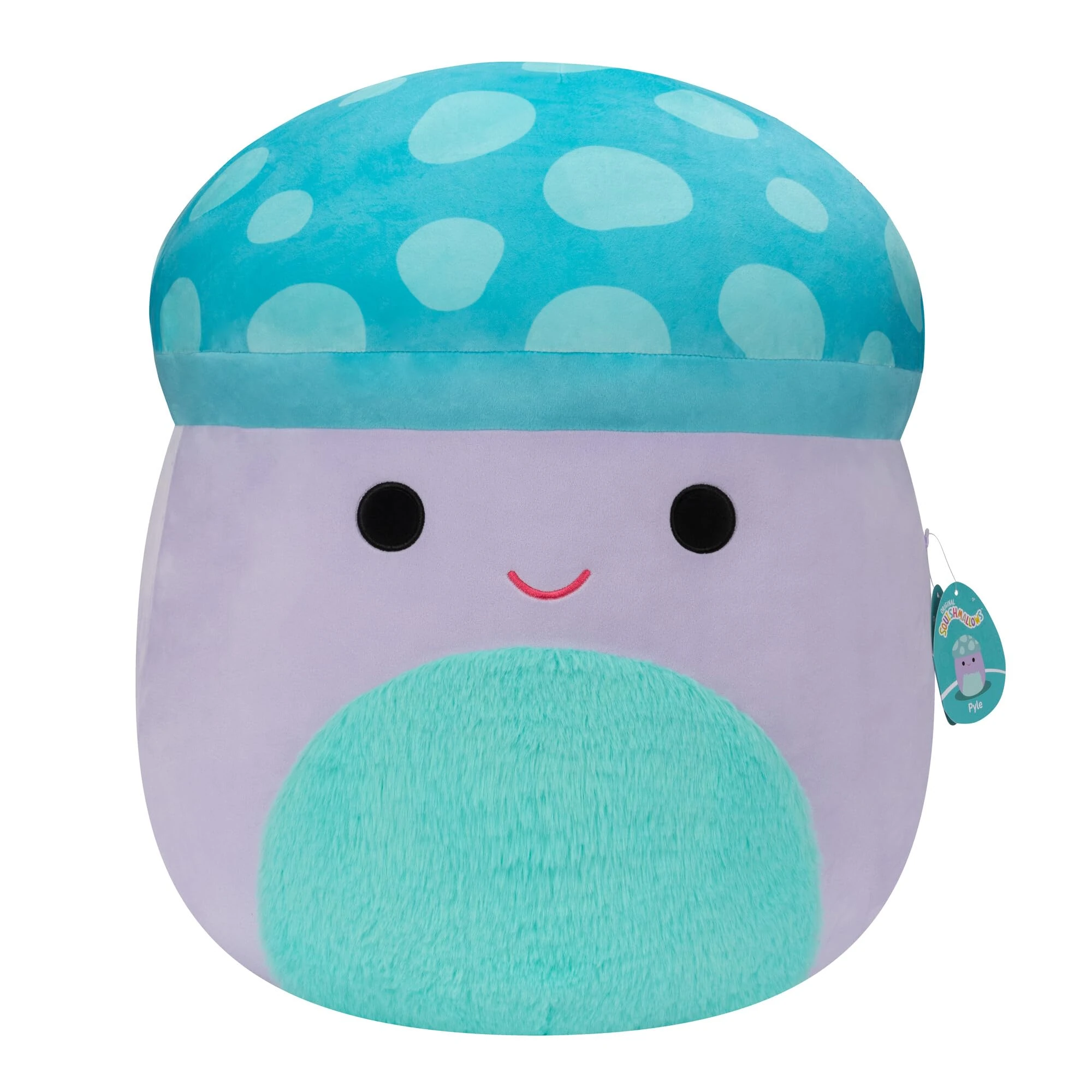 Squishmallows Original 16-Inch Pyle the Purple and Blue Mushroom Large-Sized Ultrasoft Plush