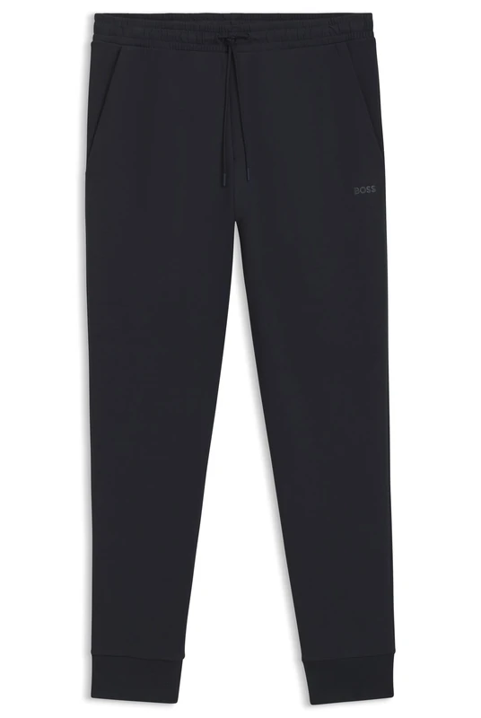 BOSS Mens Curved Joggers Dark Blue XXL