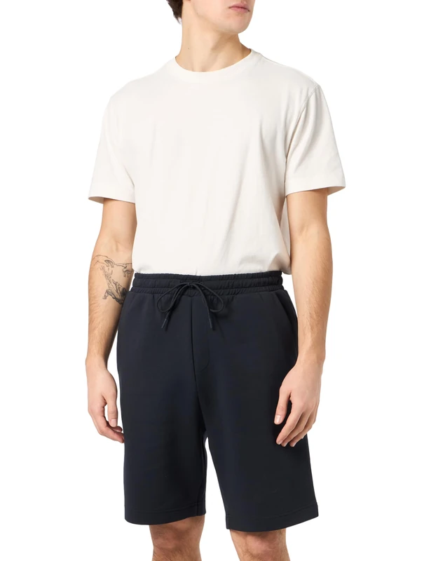 BOSS Men's Headlo Jersey Trousers, Dark Blue402, L