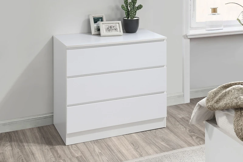 Birlea Oslo 3 Drawer Chest White