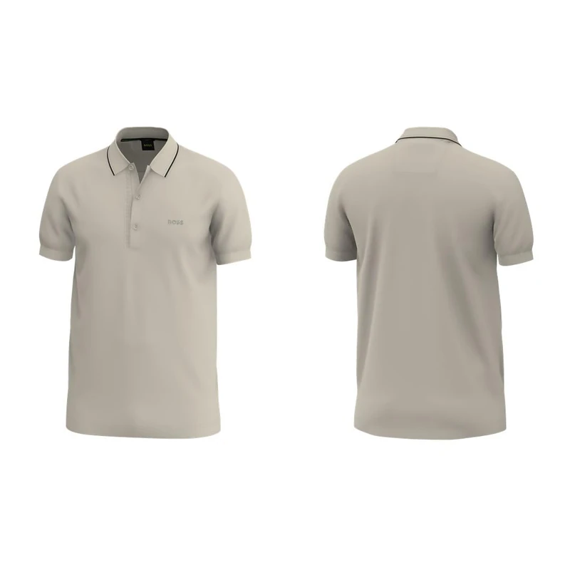 BOSS Men's Paule 4 Polo, White100,