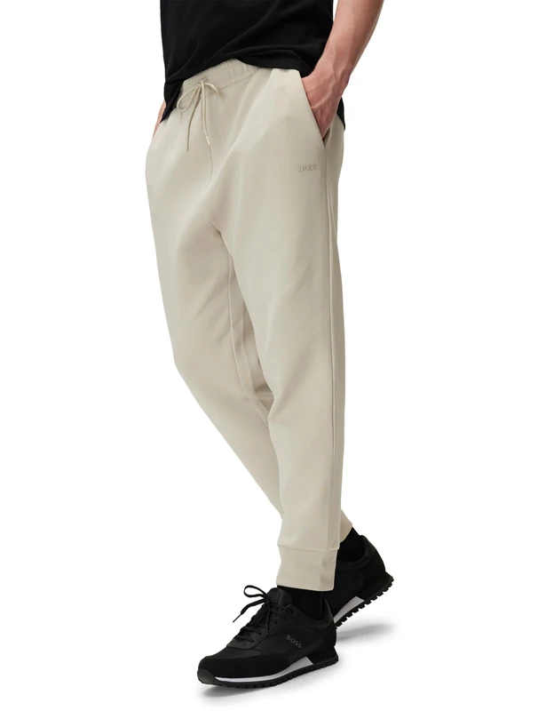 BOSS Men's Hadiko Jersey Trousers, Light beige271., M