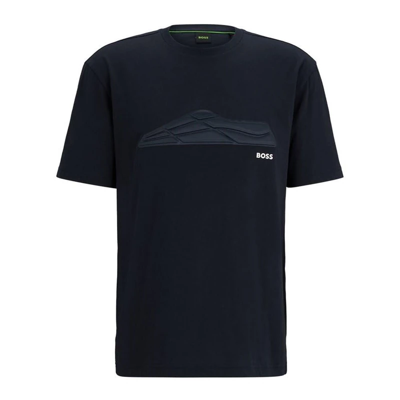 BOSS Men's Tee Titanium T-Shirt, Dark Blue402, M