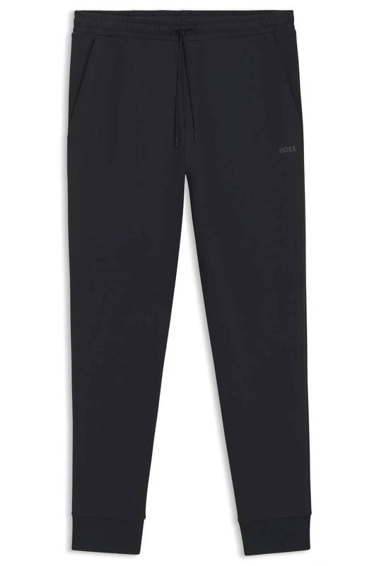 BOSS Mens Curved Joggers Dark Blue 3XL