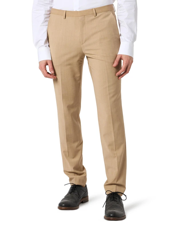 HUGO Men's Hesten232X Trousers, Medium Beige267, 50