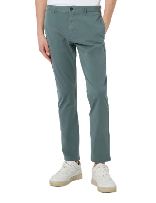 HUGO Men's David222D Trousers_Flat, Dark Green307, 30W/34L