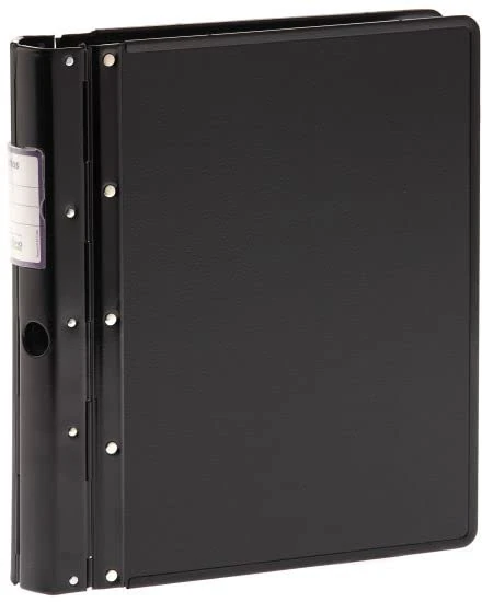 M-Office Orion File Binder with Split Ring, 60 mm, Made of Steel, with ID Card Holder 54 x 64 mm, Reinforced Cardboard Covers