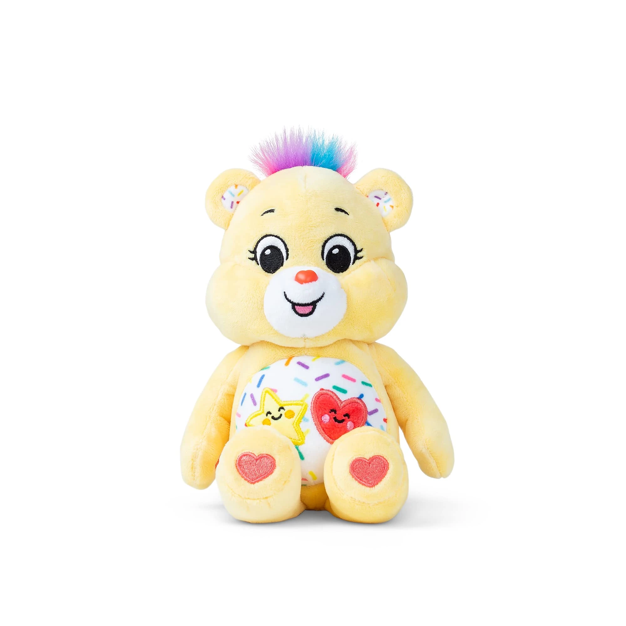 Basic Fun Care Bears Sweet Celebrations Bear Plush, 22 cm Soft Teddy Toy in Festive Costume, Cuddly Gift for Kids & Collectors, Birthday & Holiday Present