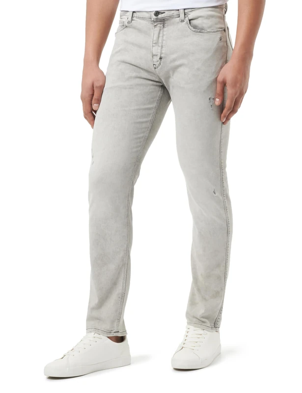 HUGO Jeans_Men's Trousers, Silver40, 34 W/34 L