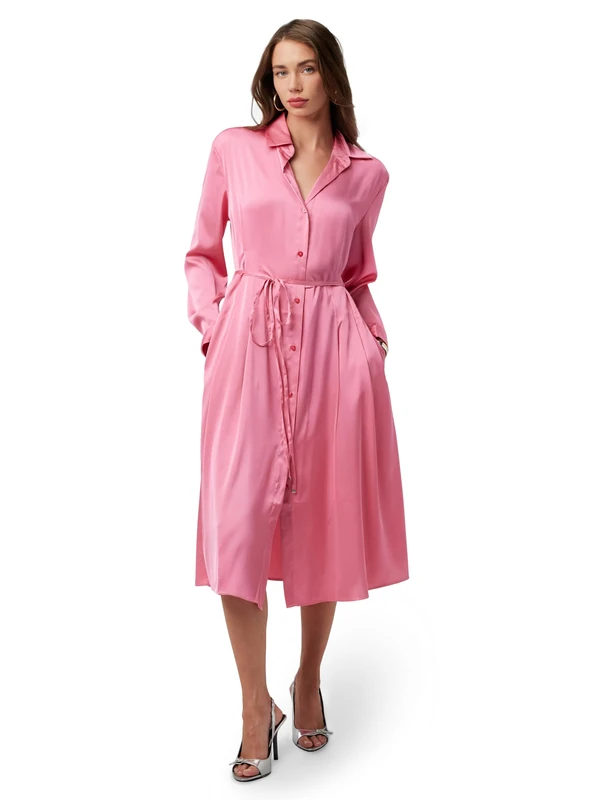 HUGO Men's Kleoma Dresses, Open Pink698, 38
