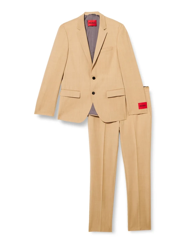 HUGO Men's Henry/Getlin232X Suit, Medium Beige267, 94