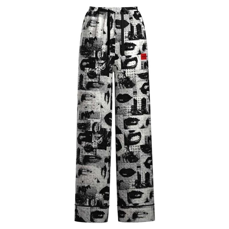 HUGO Women's Lipsy_Pants Pajama Bottom, Open Miscellaneous960, XL
