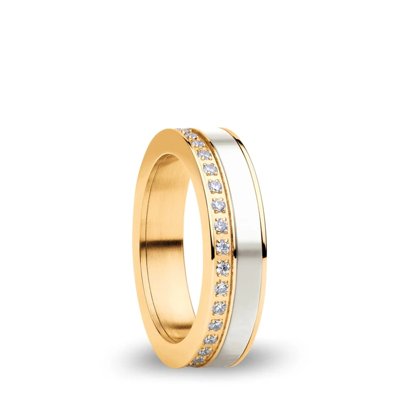 BERING Damen Ring in glänzend gold - Arctic Symphony Collection aus Edelstahl - Ebro 10