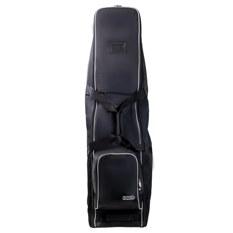 Izzo Golf Deluxe Golf Travel Cover - Golf Travel Bag/Cover Black/White