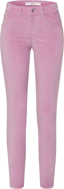 BRAX Women's Style Ana-Five-Pocket Trousers in fine Cord Quality Corduroys, Purple, 31W x 30L