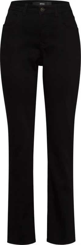 BRAX Women's Style Mary Five-Pocket-Jeans in Thermo Denim, Clean Black, 34W x 32L