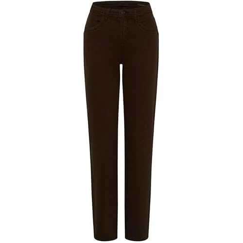 BRAX Women's Style Carola Five-Pocket-Jeans in Thermo Denim Slacks, Used Regular Blue, 36W x 30L