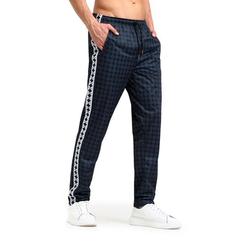 Arena 50th Anniversary Unisex Men's and Women's Team Relax IV Track Pants, Black Multi/White/Black, Small - Image 1