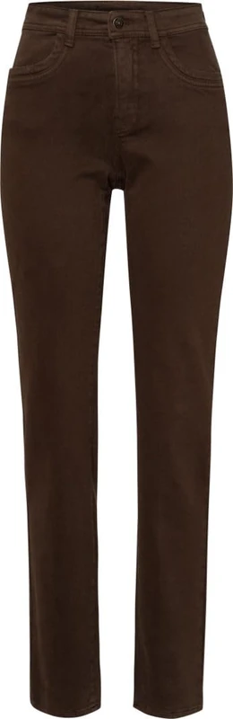 BRAX Women's Style Mary Five Pocket Jeans in Thermal Denim, Dark Chocolate, 36W x 30L