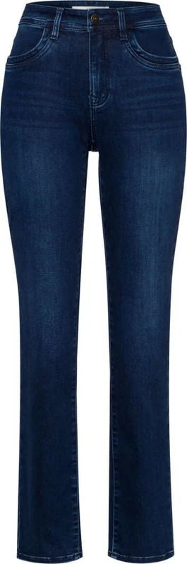 BRAX Women's Style Carola Five Pocket Jeans in Thermal Denim Slacks, Used Dark Blue, 34W x 30L