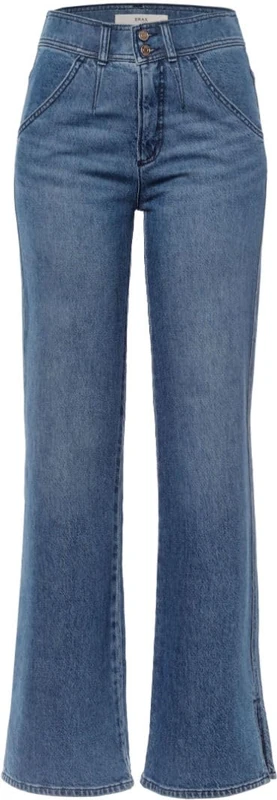 BRAX Women's Style Maine Jeans in Authentic Denim, Used Stone Blue, 32W x 30L