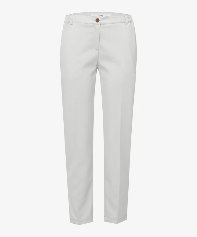 Style Maron S Style Maron - Wool Touch Trousers in Relaxed Silhouette, Ivory
