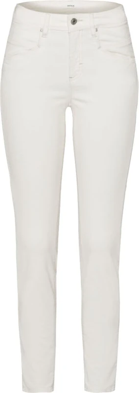BRAX Women's Style Ana-Five-Pocket-Hose in feiner Cordqualität Corduroys, Ivory, 36W x 30L
