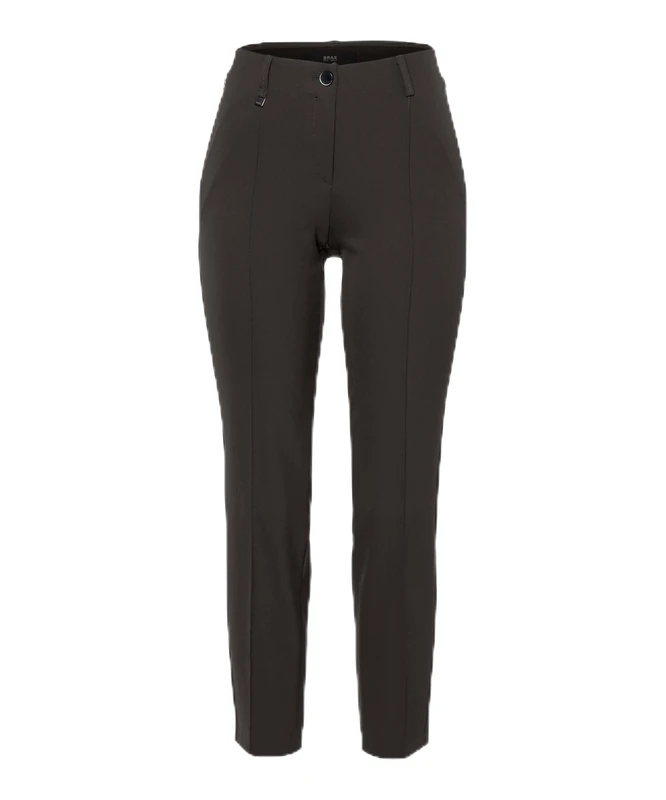 BRAX Women's S Style Maron-Retro Winter Knit Slacks, Dark Chocolate, 27W / 32L