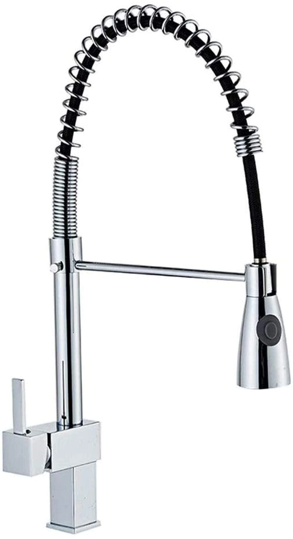 ANIFM Faucets,Faucet Faucet Faucet All Copper Kitchen Faucet Hot and Cold Universal Pull-Out Wash Basin Faucet Household Sink Sink Telessplash-Proof Faucet Comfortable anniversary