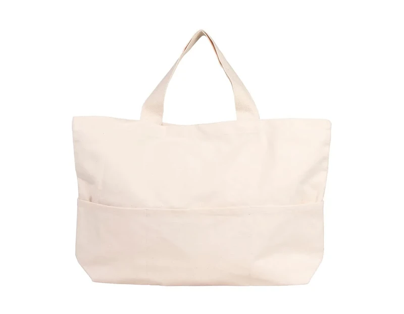 INNSPIRO Cotton craft bag 48 x 30 x 10 cm. 10u., ecru, Minimal