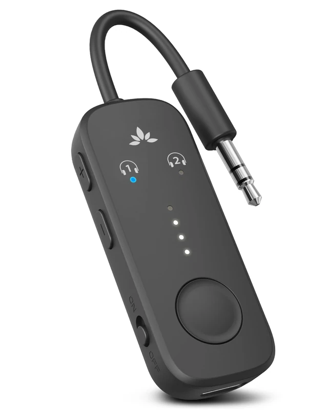Avantree Relay Bluetooth 5.3 Airplane Audio Adapter