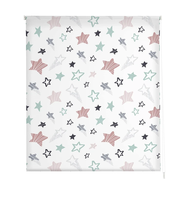 Estoralis Kids | Roller Blind Modern Design | Translucent Digital Print | Model I-2163 | 130 x 180 cm (W x H) Fabric Size 127 x 175 cm | Blinds for Windows and Doors