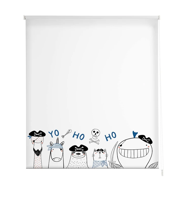 Estoralis | Kids | Roller Blind Modern Design | Translucent Digital Print | Model I-2156 | 130 x 180 cm (W x H) Fabric Size 127 x 175 cm | Blinds for Windows and Doors