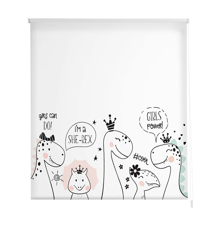 Estoralis | KINDISCH | Modern Design Roller Blind | Digitally Printed Fabric | I-2158 Multicoloured | 150 x 180 cm (Width/Height) Fabric Size 147 x 175 cm | Roller Blinds for Windows and Doors