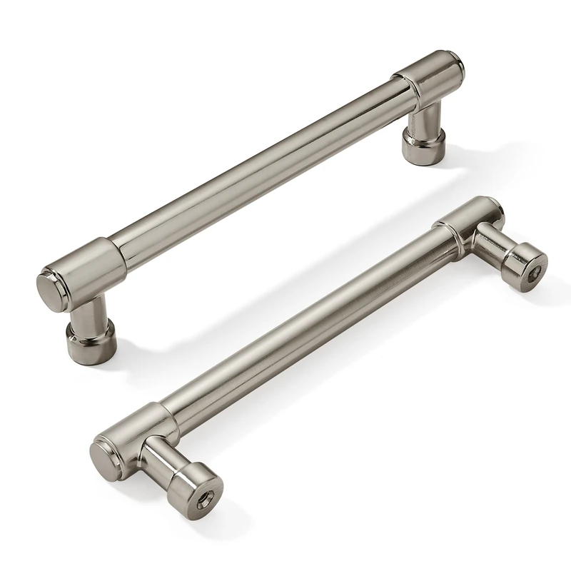 khtumeware 20 Pack Brushed Satin Nickel Cabinet Pulls - 6 Inch Hole Centers for Kitchen Cupboards and Drawers